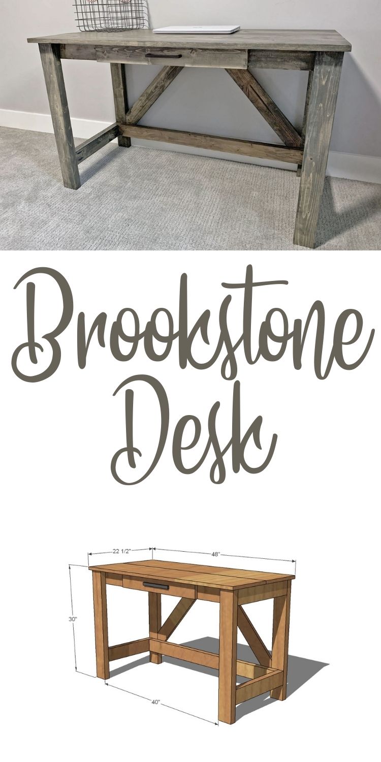 Brookstone Desk Ana White